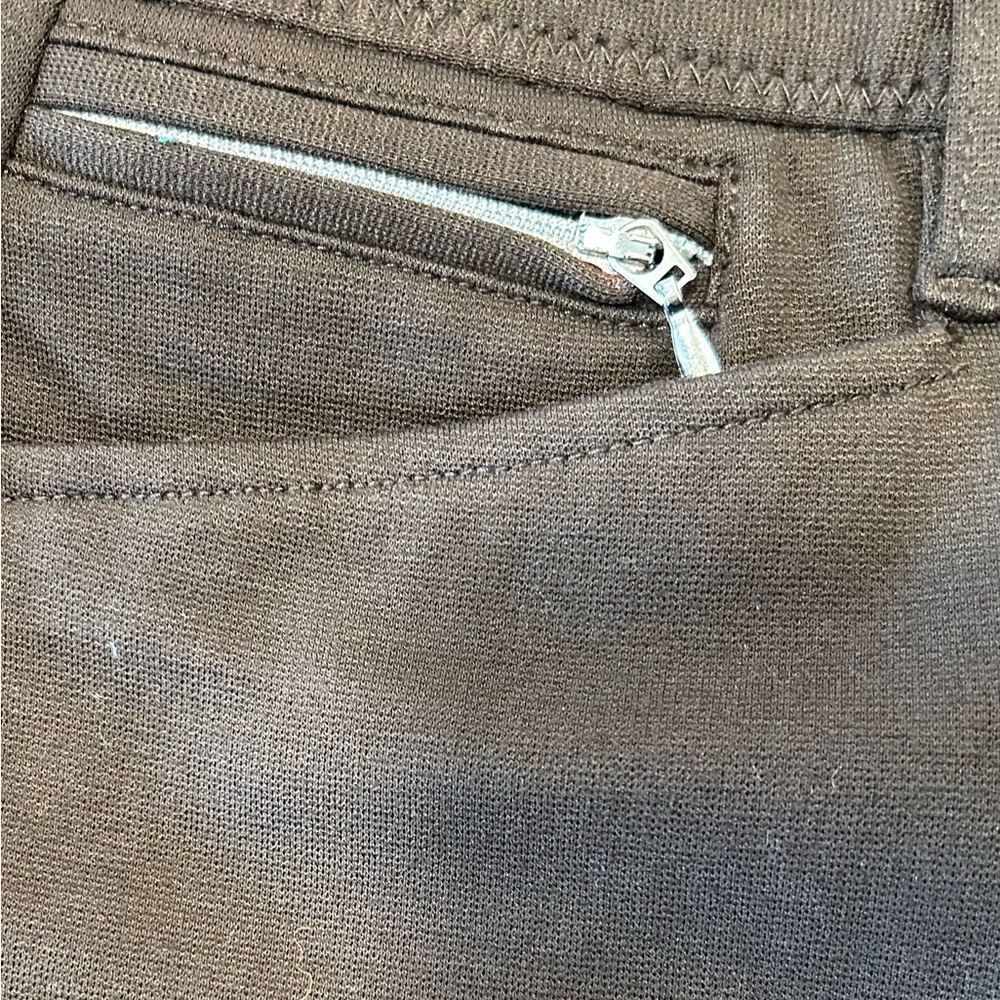Chico’s Brown SO Slimming Brown Stretch Knit Pants - Picture 4 of 8